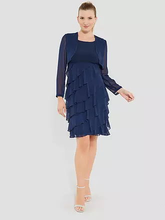 SWING | Bolero in chiffon | blau